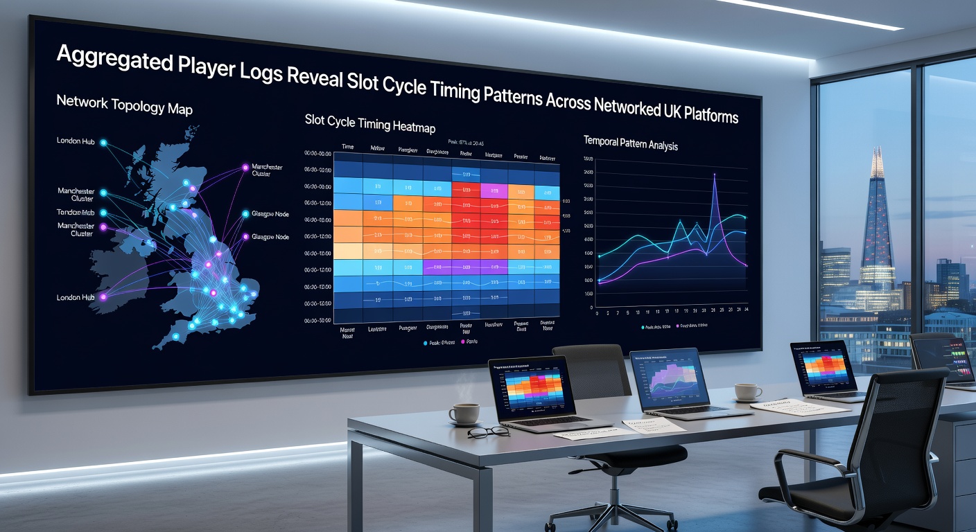 Heatmap of slot cycle timing patterns derived from combined UK player activity logs