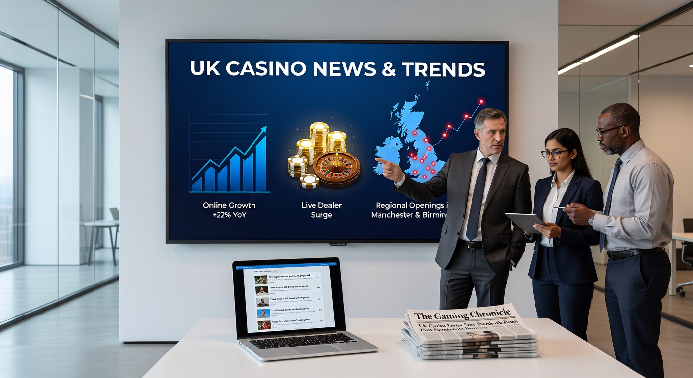 A bustling UK casino floor filled with rows of gaming machines under bright lights, highlighting the venue's lively atmosphere