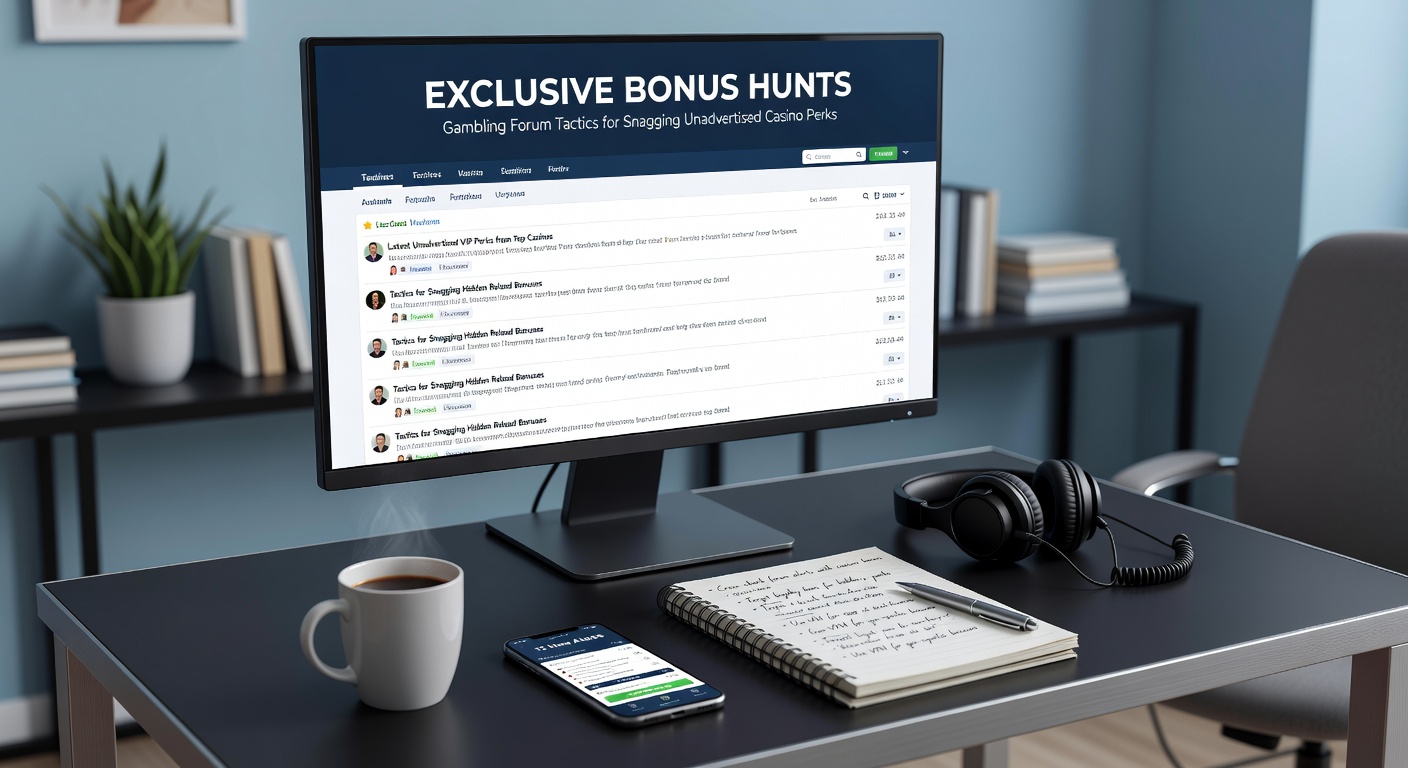 Close-up of a casino bonus popup on a player's screen, highlighting an unadvertised 100 free spins offer discovered through forum tactics, with wagering details visible