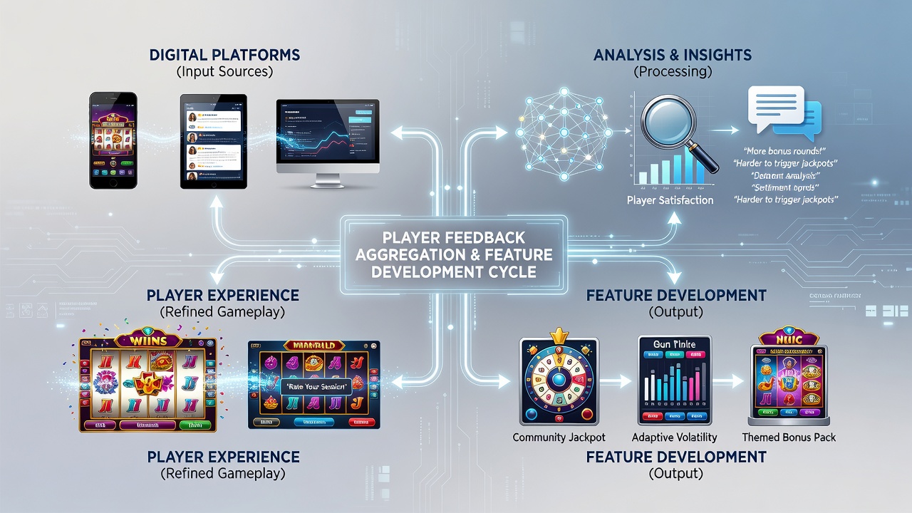 Development team reviewing heat maps and session analytics to refine slot bonus features