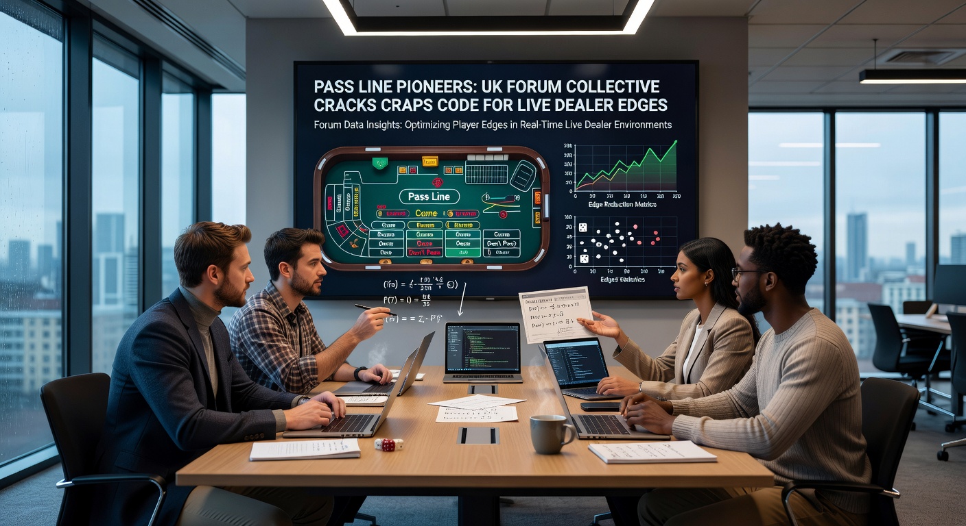 Chart displaying Pass Line Pioneers' analyzed craps roll data with highlighted edge patterns in live streams