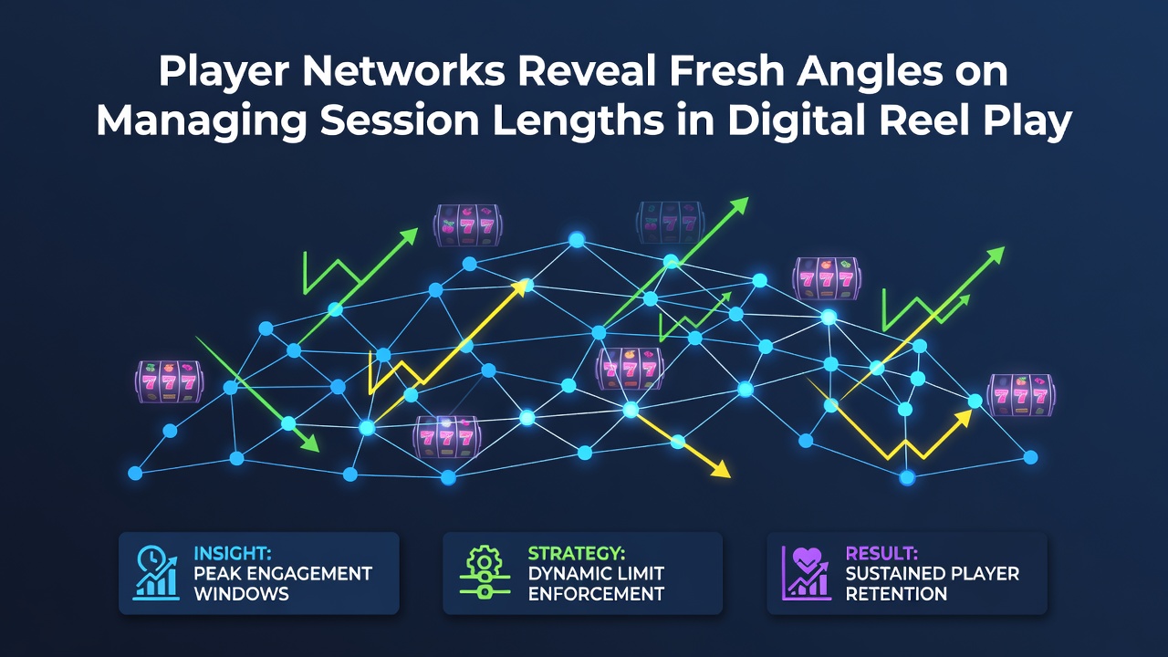 Network visualization showing player connections and session data patterns in digital reel gaming platforms