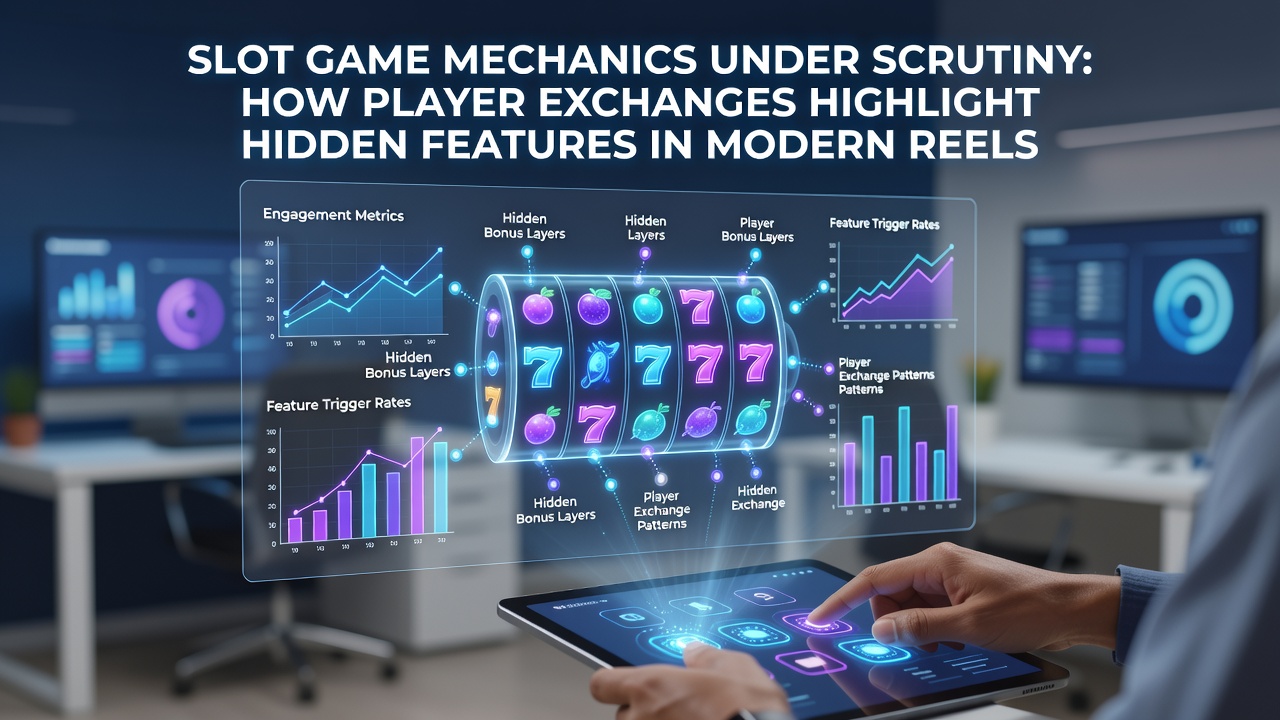 Detailed view of modern slot reel mechanics showing symbol arrangements and bonus trigger zones